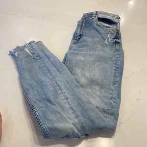 Zara distressed jeans